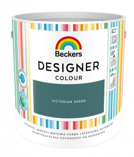Farby kolorowe Farba lateksowa Designer Colour Victorian green 2,5 l