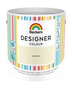 Farby kolorowe Farba Lateksowa Beckers Designer Colour Banana 2,5 l 