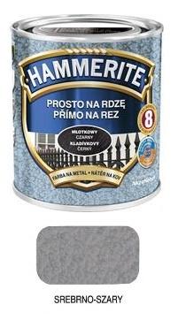 Hammerite Farba do metalu Srebrnoszary młotkowy 0,25 l