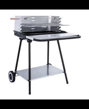 Grill prostokątny z rożnem i półką MIR404