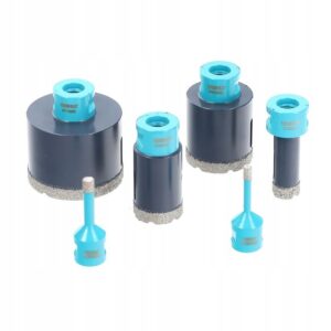 Zestaw otwornic BIHUI diamentowych do gresu M14 6 szt. w walizce DBDMK6