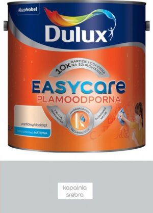 Farba plamoodporna do ścian Dulux EasyCare kopalnia srebra 5 l