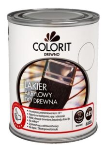 Lakier akrylowy do drewna Colorit półmat 375 ml