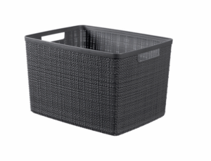 Koszyk JUTE L 20 L ciemny szary