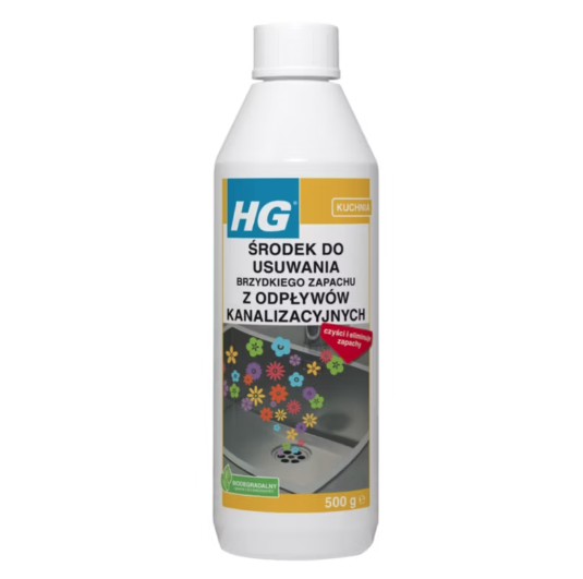 HG środek do usuwania brzydkiego zapachu z odpływów kanalizacyjnych 500ml