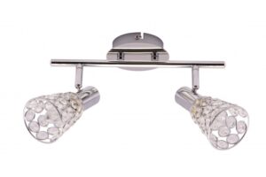Kinkiet Krislamp Rosa belka 2 PŁ. chrom R119/2L MAX