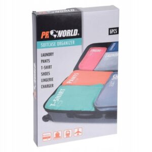 Organizer podróżny do walizki 6 szt. ZESTAW