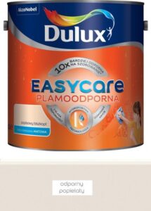 Farba plamoodporna do ścian Dulux EasyCare odporny popielaty 2,5 l