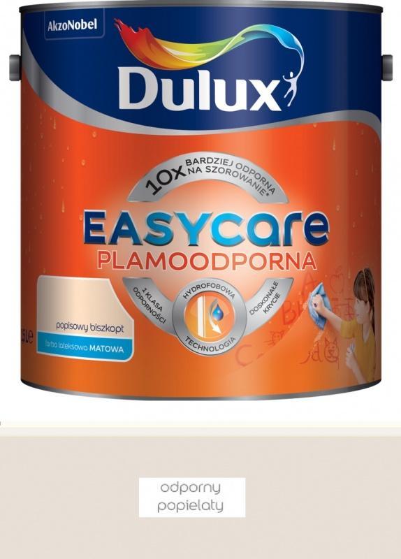 Farba plamoodporna do ścian Dulux EasyCare odporny popielaty 2,5 l