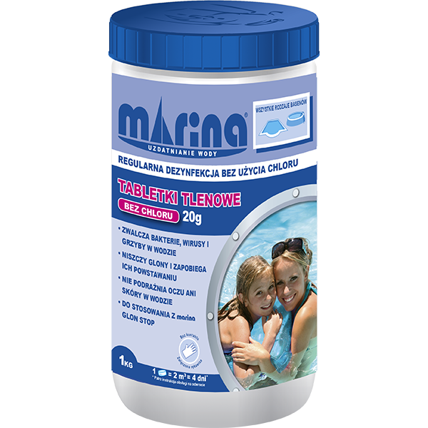 Tabletki tlenowe bez chloru Marina 1 kg