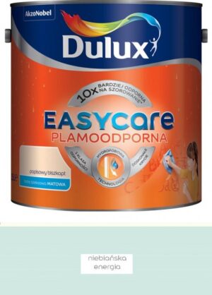Farba plamoodporna do ścian Dulux EasyCare niebiańska energia 2,5 l
