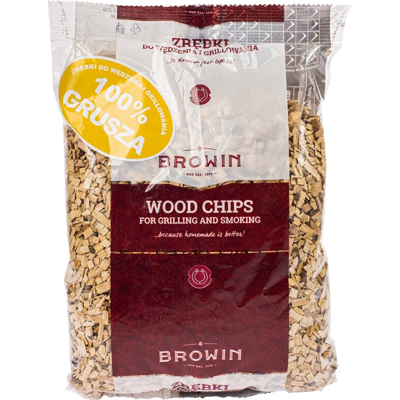 Zrębki wędzarnicze, grusza, 450g, średnie KL8