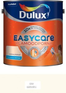 Farba plamoodporna do ścian Dulux EasyCare czar alabastru 2,5 l