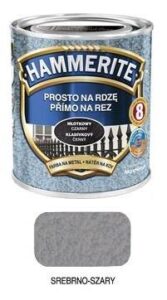 Hammerite Farba do metalu Srebrnoszary młotkowy 2,5 l