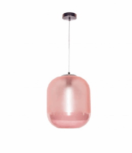 Lampa sufitowa AGORA DROPS 1 różowa