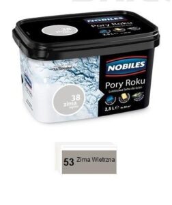 Farba lateksowa do ścian Nobiles Pory Roku zima wietrzna 53 5 l