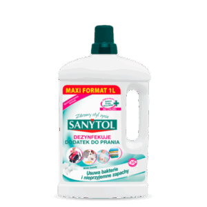 Dezynfekujący dodatek do prania białe kwiaty 1l