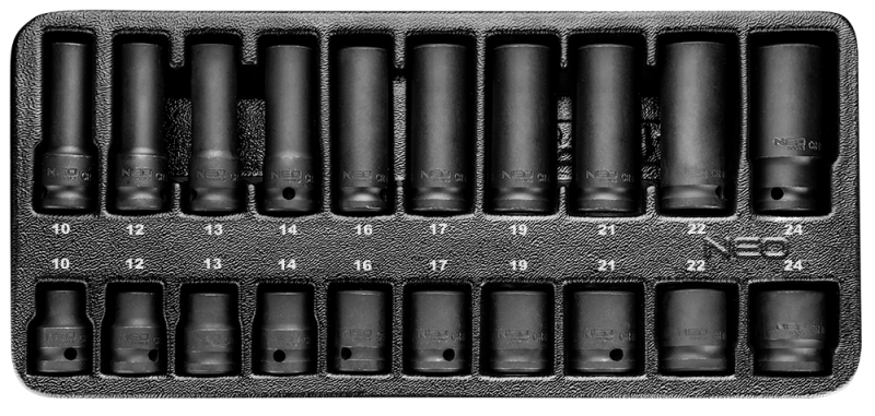 Nasadki udarowe 1/2" Neo 84-241 20szt