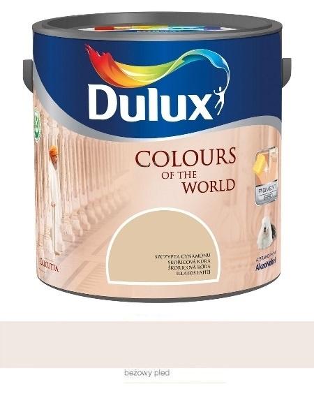 Farba lateksowa do ścian Dulux Kolory Świata beżowy pled 5 l
