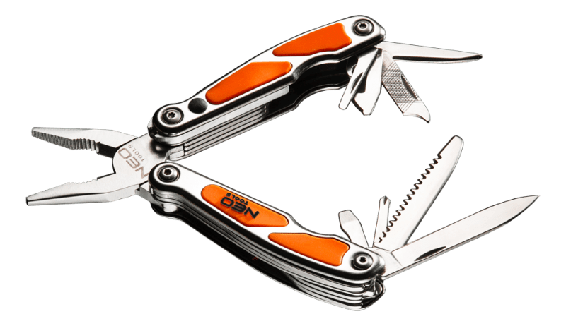 Narzędzie wielofunkcyjne 10 elementów z LED Neo 01-027