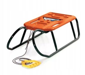 Sanki LITTLE BEETLE Pomarańczowo-czarne