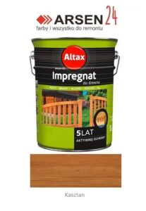 Impregnat dekoracyjny do drewna Altax kasztan 4,5 l