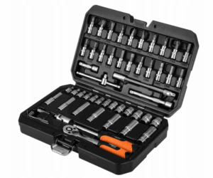 NEO Klucze nasadowe 1/4", zestaw 55 elementów 10-201