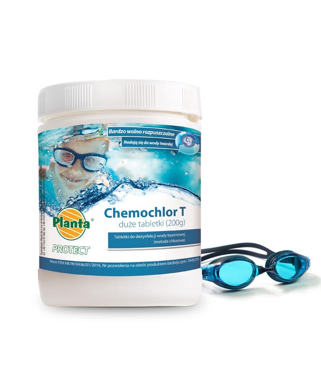 Preparat do basenu Chemochlor T duże tabletki 1 kg
