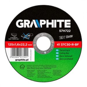 Tarcza do cięcia kamienia Graphite 57H722 125x1,6x22x2 mm