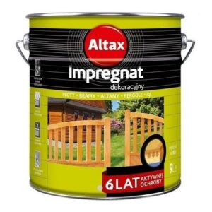 Impregnat dekoracyjny 9 L dąb ALTAX