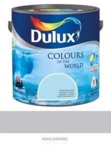 Farba lateksowa do ścian Dulux Kolory Świata szara poświata 5 l