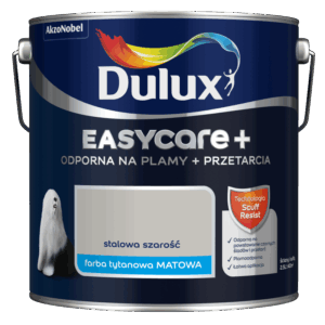 Dulux EasyCare+ Stalowa szarość 2,5 l