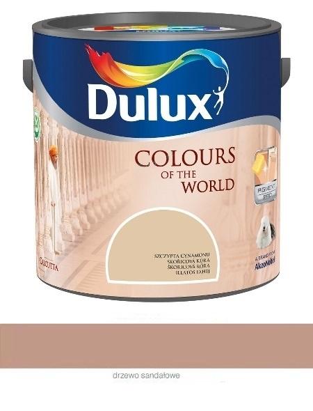 Farba lateksowa do ścian Dulux Kolory Świata drzewo sandałowe 5 l