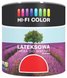 Matowa farba lateksowa Hi-Fi Color turkus ciemny 2,5 l