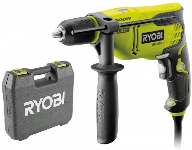 Wiertarka udarowa 800W RPD800-K RYOBI