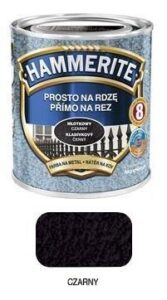 Hammerite Farba do metalu Czarny młotkowy 2,5 l