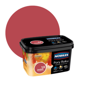 Farba lateksowa do ścian Nobiles Pory Roku jesień jarzębinowa 18 2,5 l