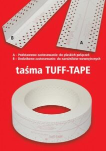 Taśma Amerykańska Tuff Tape do płyt G-K 20 MB