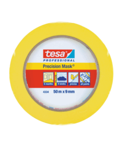 Taśma malarska Professional 50 m x 9 mm żółta tesa