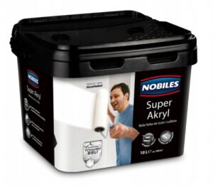 Farba akrylowa Nobiles Super Akryl 1 l biała