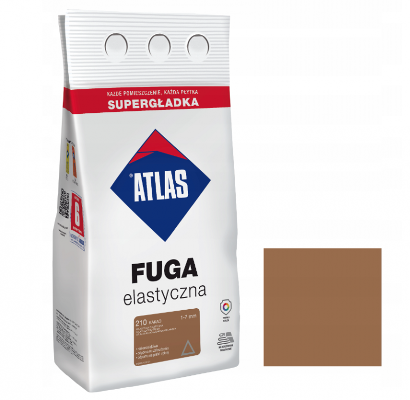 Fuga elastyczna 210 kakao Atlas 5 kg