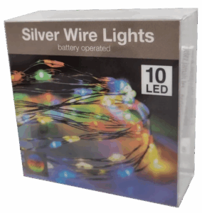 Lampki druciki wielokolorowe 10 LED DIY