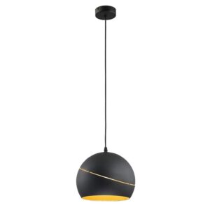 Lampa wisząca TK Lighting YODA BLACK 1 punkt światła ORBIT