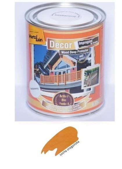 Impregnat do drewna HartzLain Decor sosna oregońska 0,75 l