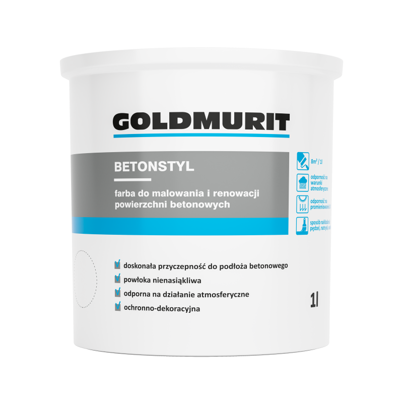 Betonstyl farba do betonu antracyt 1l