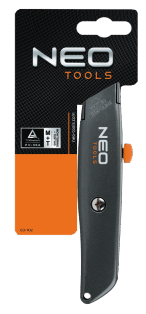 Nóż z ostrzem chowanym Neo 63-702