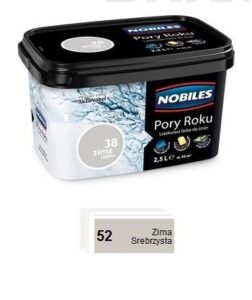 Farba lateksowa do ścian Nobiles Pory Roku zima srebrzysta 52 5 l