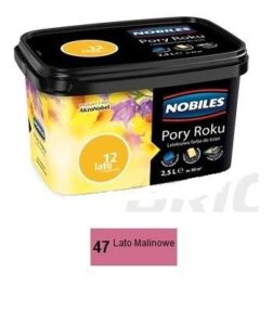Farba lateksowa do ścian Nobiles Pory Roku lato malinowe 47 2,5 l