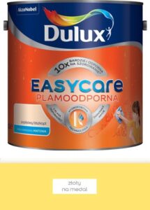 Farba plamoodporna do ścian Dulux EasyCare złoty na medal 2,5 l