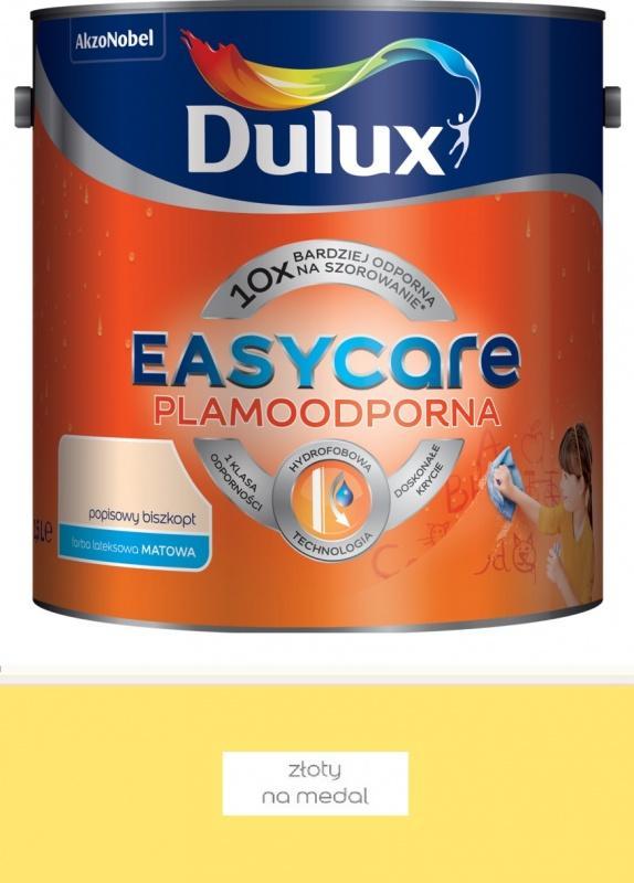 Farba plamoodporna do ścian Dulux EasyCare złoty na medal 2,5 l